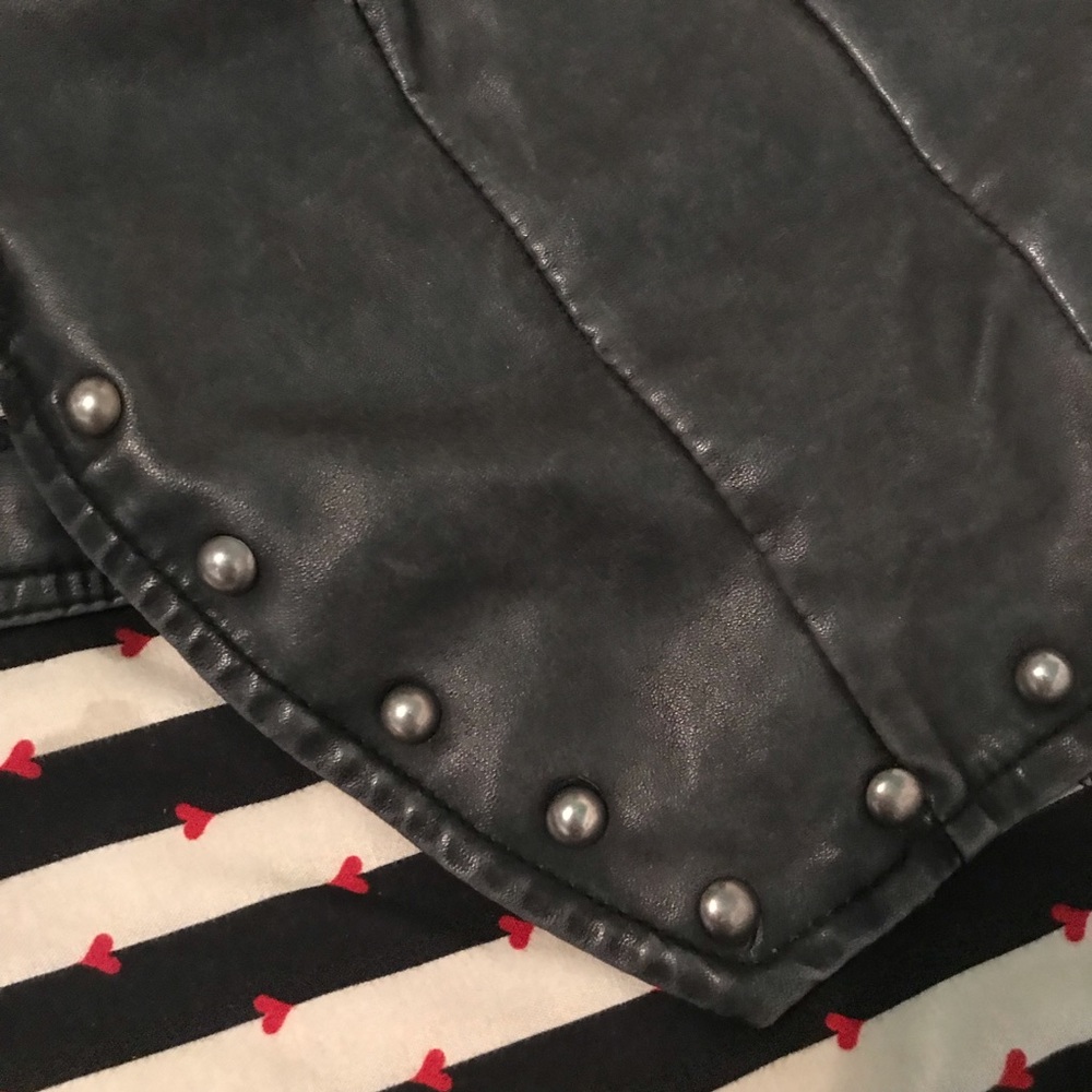 Faux Leather Vest - Picture 2 of 4
